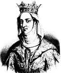 (1274-1305) Queen of France married to Philippe le Bel