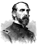 "General Meade, born in Cadiz, Spain, December 31st, 1815, died in Philadelphia, Pa., November 6th, 1872, was graduated from the United States Military Academy in 1835, and began active service in the Seminole War in the same year, as second lieutenant; upon the call to arms in 1861, he was made brigadier general; fought valiantly at Mechanicsville, Gaines's Mill and at Cross Roads, Va., where he was wounded; at Antietam he took charge of General Hooker's corps upon the latter being wounded. In 1862, he was made major general, and on June 28th, 1862, a message from Washington arrived on the field with orders for Meade to relieve hooker as commander of the Army of the Potomac. On July 1st he met Lee at Gettysburg, where the greatest battle of the war was fought."&mdash; Frank Leslie, 1896