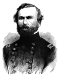 "General Thomas, born in Southampton County, Va., July 31st, 1816, died in San Francisco, Cal., March 28th, 1870; was graduated from the United States Military Academy, July 1st, 1840, and commissioned second lieutenant in the Third Artillery; served in the Florida war, 1840-42; Mexican War, 1846-48; war against the Seminoles, 1849-50. He was appointed brigadier general of volunteers, August 17th, 1861, and assigned to duty on the Department of the Cumberland. On 25th of April, 1862, he was made major general. General Thomas served with distinction to the close of the war, and was rewarded by receiving a vote of thanks from Congress."&mdash; Frank Leslie, 1896