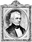 "James K. Polk, president during the beginning of the Mexican War."&mdash;E. Benjamin Andrews 1895
