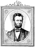 "Abraham Lincoln, former United States President, involved in slavery issues and the Civil War."&mdash;E. Benjamin Andrews 1895