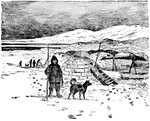 "Igloos, or Esquimau Huts."&mdash;E. Benjamin Andrews 1895