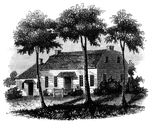 The Reidesel house, Saratoga.