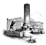 Wolfe's Monument. Since 1848, the remains of this monument have been removed, and a column forty feet high, surmounted by a bronze helmet and sword, has been erected. The monument is from the design of Sir James Alexander.