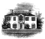 Arnold's residence. Arnold lived in Water Street, near the ship-yard. The house is still standing (1848), on the left side of the street going toward the water. It is a handsome frame building, embowered in shrubbery. In the garret of the ho7use the sign was found recently which hung over the door of Arnold's store, in Water Street. It was black, with white letters, and painted precisely alike on both sides.