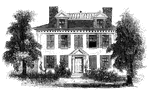"The Riedesel House, Cambridge. This is from a pencil sketch by Mr. Longfellow. I am also indebted to him for the fac-simile of the autograph of the Baroness of Riedesel. It will be perceived that the <em>i</em> is placed before the <em>e</em> in spelling the name. I have heretofore given it with the <em>e</em> first, which is according to the orthography in Burgoyne's <em>State of the Expedition</em>, wherein I supposed it was spelled correctly. This autograph shows it to be erroneous. Mr. Longfellow's beautiful poem, 'The Open Window,' refers to this mansion."&mdash;Lossing, 1851