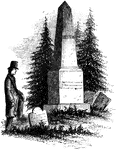 "Hopkins' Monument."&mdash;Lossing, 1851