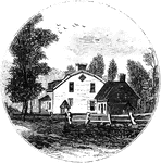 "Burr's head-quarters."—Lossing, 1851