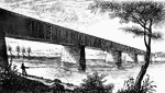 "Great Bridge at McConkey's Ferry."&mdash;Lossing, 1851