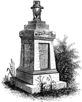 "Monument to General Mercer."&mdash;Lossing, 1851