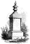 "Woodhull's Monument. This monument stands on the south side of the church. It is of white marble, about eight feet in height. The following is the inscription upon it: 'Sacred to the memory of the Reverend John Woodhull, D.D., who died Nov. 22d, 1824, aged 80 years. An able, faithful, and beloved minister of Jesus Christ. He preached the Gospel 56 years. He was settled first in Leacock, in Pennsylvania, and in 1779 removed to this congregation, which he served as pastor, with great diligence and success, for 45 years. Eminent as an instructor of youth, zealous for the glory of God, fervent and active in the discharge of all public and private duties, the labors of a long life have ended ina large reward.'"&mdash;Lossing, 1851
