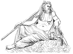 Greek personification of the ocean