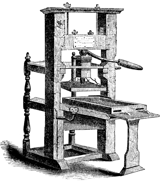 Franklin s Press ClipArt ETC
