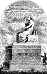 "Greenough's statue of Washington."—Lossing, 1851