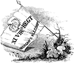 "Flag of Morgan's Rifle Corps."&mdash;Lossing, 1851