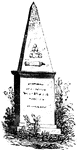 "Nash's monument."&mdash;Lossing, 1851