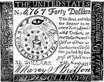 "Counterfeit Continental Bill."&mdash;Lossing, 1851
