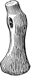 An ax, from Prehistoric man.