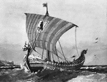A Viking ship