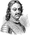 "Peter the Great. This prince is one of the most extraordinary figures in history. As a boy he showed a great eagerness for knowledge in departments which were not generally attractive to the members of royal families. He cared nothing for books, but took a keen interest in mechanical devices, in carpentering, and especially in the making and sailing of boats. He was impatient of discipline and opposition and showed at an early age serious defects of temper. In fact, except for his restless and inquisitive spirit, there was little about him to suggest the qualities which afterwards made him famous. His half-sister, Sophia, plotted against him, and at one time, through a palace revolution, his life was actually endagered. He was obliged to share the throne with his feeble-minded half-brother, and at first his position was insecure. In 1689, however, Peter, discovering the plots of Sophia, raised a party against her, took the power out of her hands, and shut her up in a convent. Ivan was wholly incompetent to rule, and from this time forth Peter, though now only seventeen years of age, ruled the state."—Colby, 1899