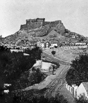 "The citadel of a Grecian city, usually the site of the original settlement, and situated on an eminence commanding the surrounding country."-Whitney, 1902