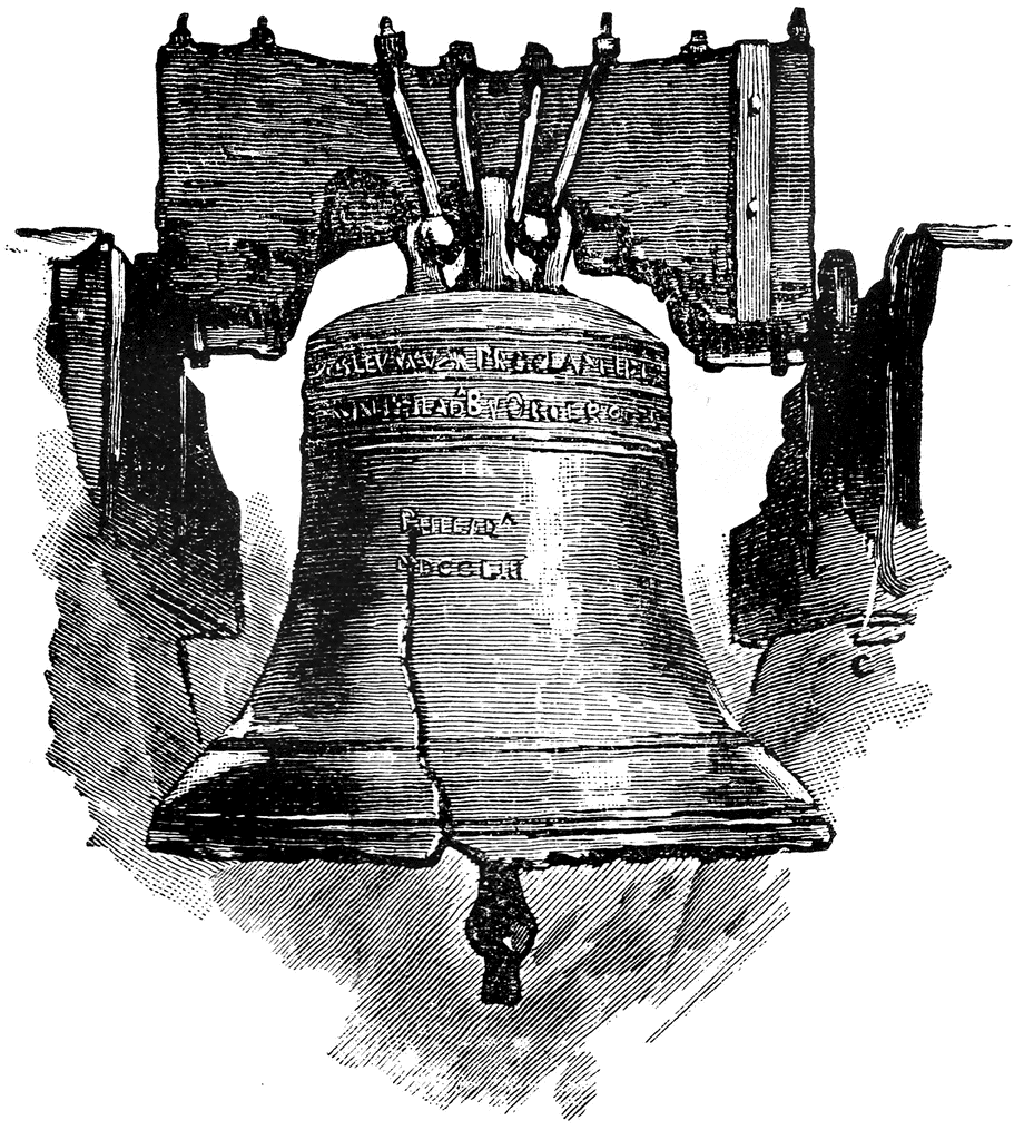 bell patriotic clipart