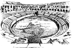 "The remains of Ampitheater of Nimes, France. "-Whitney, 1902