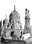 "Arabic Architecture.-Tombs of the Califs, Cairo."-Whitney, 1902