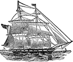 "A Brig, (contracted from brigantine), is a vessel with two masts, square-rigged on both."&mdash;(Charles Leonard-Stuart, 1911)