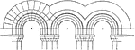 "Stilted Arches.-Modern Romanesque."-Whitney, 1902