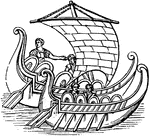 The Boats and Ships ClipArt collection offers 877 illustrations of ships and tools used on ships, knots, anchors, and navigational aids such as compasses, lighthouses and buoys.