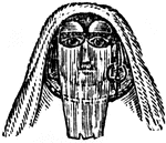 Nineteenth century Egyptian female veil