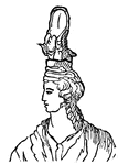 Grecian female head-dress