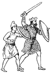 Saxon military costume