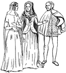 English costume from the time of Edward III