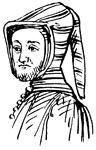 Male head-dress, 15th century England