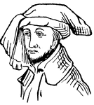 Male head-dress, 15th century England
