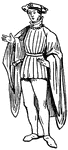 Male costume, 15th century England