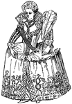 Female costume, from the time of James I