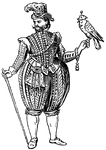 Male costume, from the time of James I