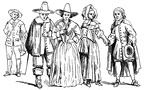 Puritans, mid-17th century