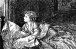 A child in bed