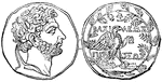 "Coin of Perseus, king of Macedonia." &mdash; Smith, 1882