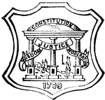 Seal of the state of Georgia, 1890