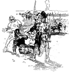 Scene from the story, "The Tournament."