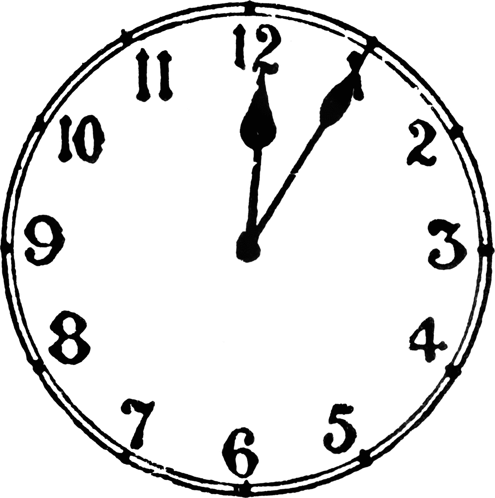 5 Minutes Past 12 ClipArt ETC
