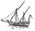 The Nina, a ship that came to America with Columbus
