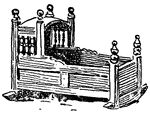 A cradle, one of the Pilgrim relics