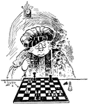 A man playing chess.