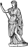 "Tunica, an under-garment. Greek. The chiton was the only kind of under-garment, worn by the Greeks. Of this there were two kinds, the Dorian and Ionian. The Dorian chiton, as worn by males, was a short woollen shirt, without sleeves; the Ionian was a long linen garment, with sleeves. The former seems to have been originally worn throughout the whole Greece; the latter was brought over to Greece by the Ionians of Asia. The Ionic chiton was commonly worn at Athens by men during the Persian wars, but it appears to have entirely gone out of fashion for the male sex about the time of Pericles, from which time the Dorian chiton was the under-garment universally adopted by men through the whole of Greece." &mdash; Smith; 1873
